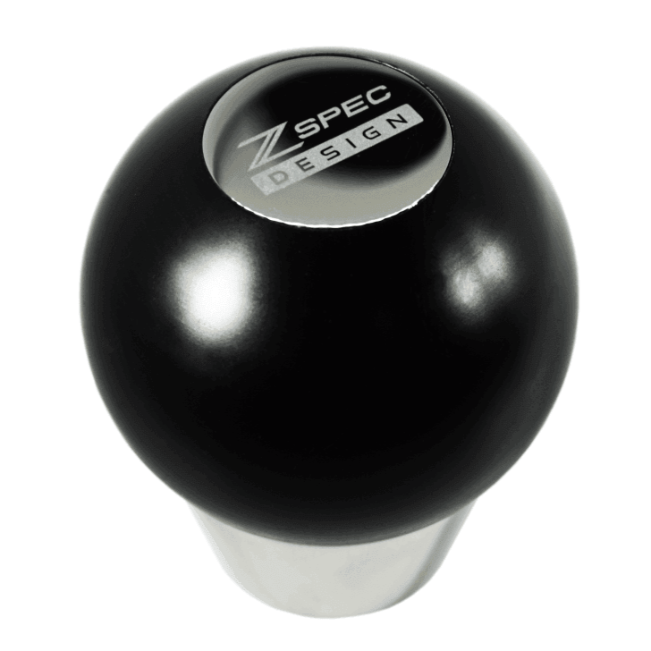 ZSPEC Shift Knob, M8-1.25, Delrin & Stainless, 4-Speed Shift Pattern Coin
