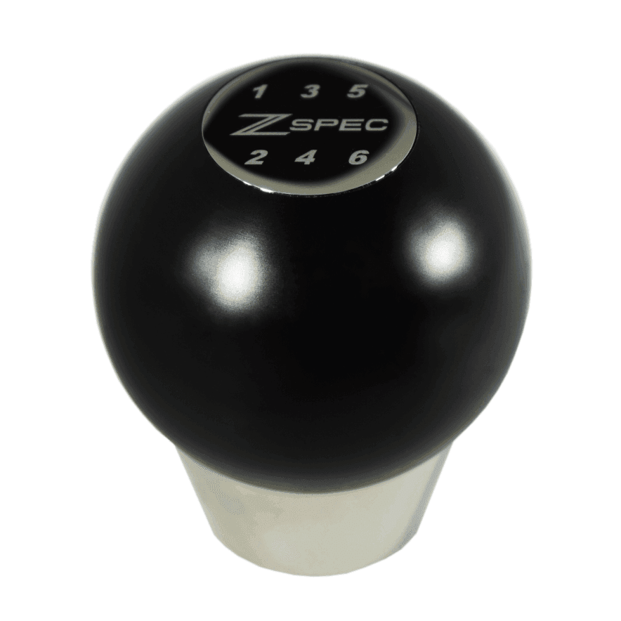 ZSPEC APEX Shift Knob, M10-1.5, Delrin & Stainless, 6-Speed Shift Pattern Coin