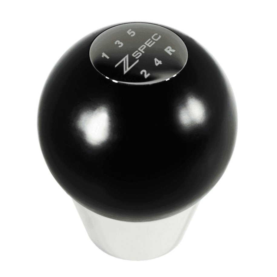 ZSPEC Shift Knob, M12-1.25, Delrin & Stainless, 5-Speed Shift Pattern Coin