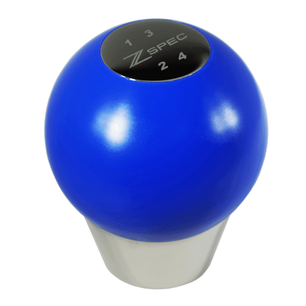 ZSPEC Shift Knob, M10-1.5, Delrin & Stainless, 4-Speed Shift Pattern Coin