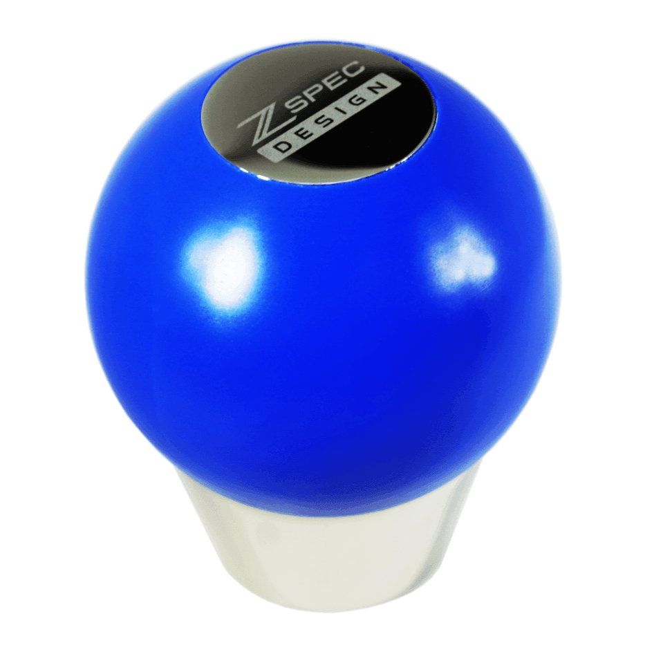 ZSPEC Shift Knob, M8-1.25, Delrin & Stainless, 6-Speed Shift Pattern Coin