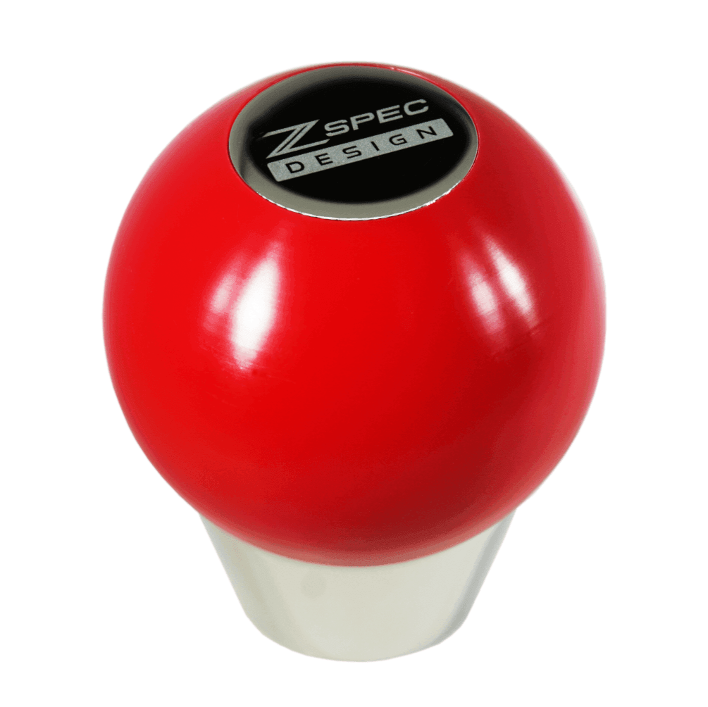 ZSPEC Shift Knob, M12-1.25, Delrin & Stainless, 5-Speed Shift Pattern Coin