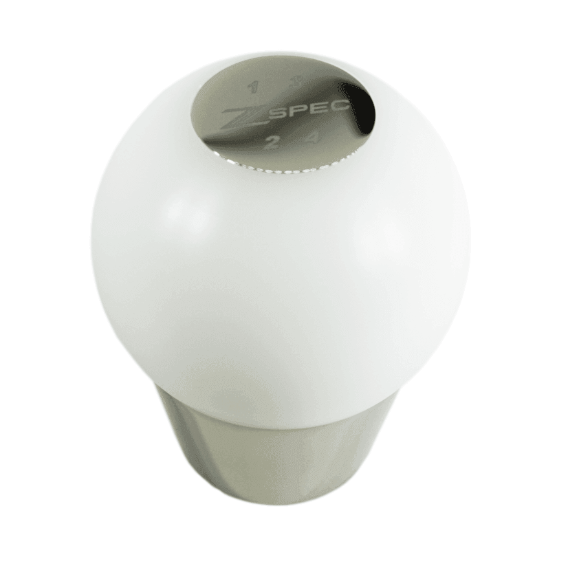 ZSPEC Shift Knob, M10-1.5, Delrin & Stainless, 4-Speed Shift Pattern Coin