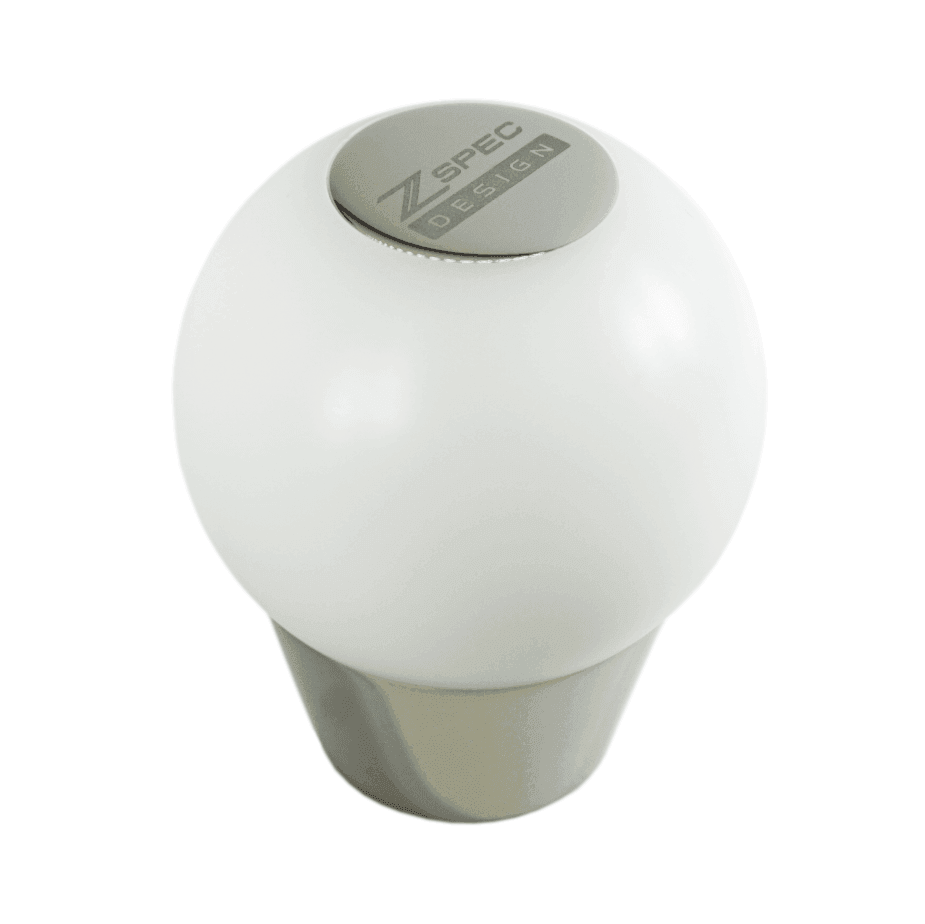 ZSPEC Shift Knob, M10-1.5, Delrin & Stainless, 5-Speed Shift Pattern Coin