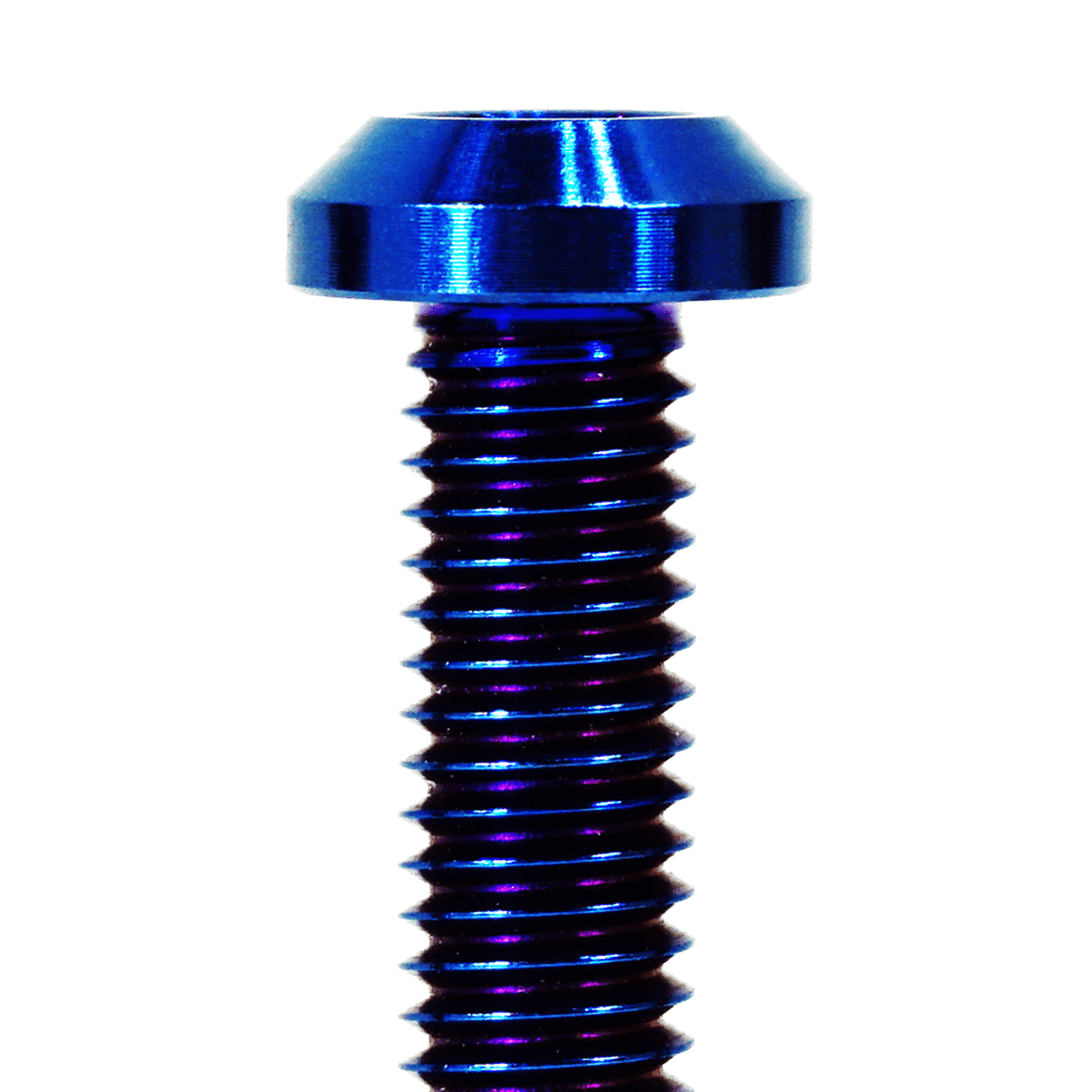 ZSPEC M6-1.0x35mm Dress Up Bolt® Fastener, Angled Head, Titanium Grade-5, Per Each