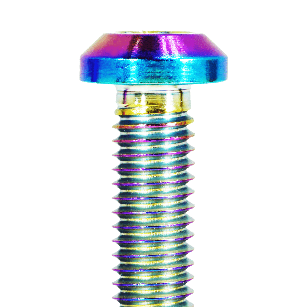 ZSPEC M5-0.8x35mm Dress Up Bolt® Fastener, Angled Head, Titanium Grade-5, Per Each