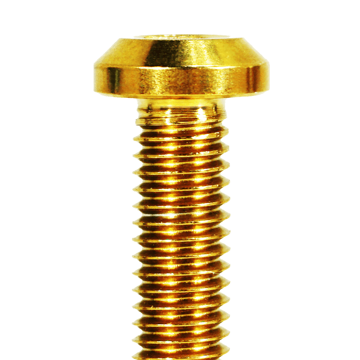 ZSPEC M6-1.0x35mm Dress Up Bolt® Fastener, Angled Head, Titanium Grade-5, Per Each