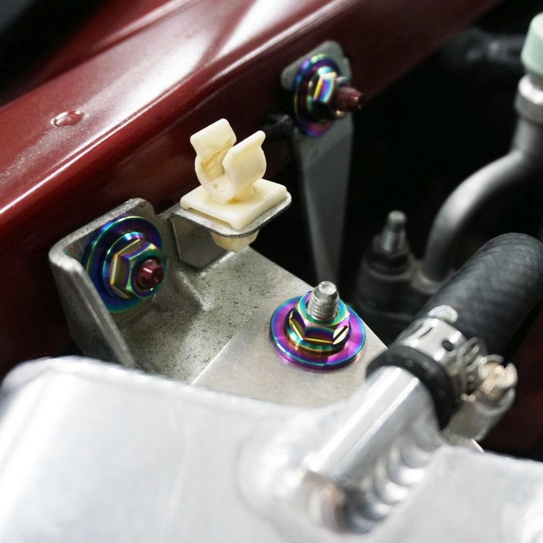 ZSPEC "Stage 2" Dress Up Bolts® Fastener Kit for Mazda Miata NC, Titanium Hardware