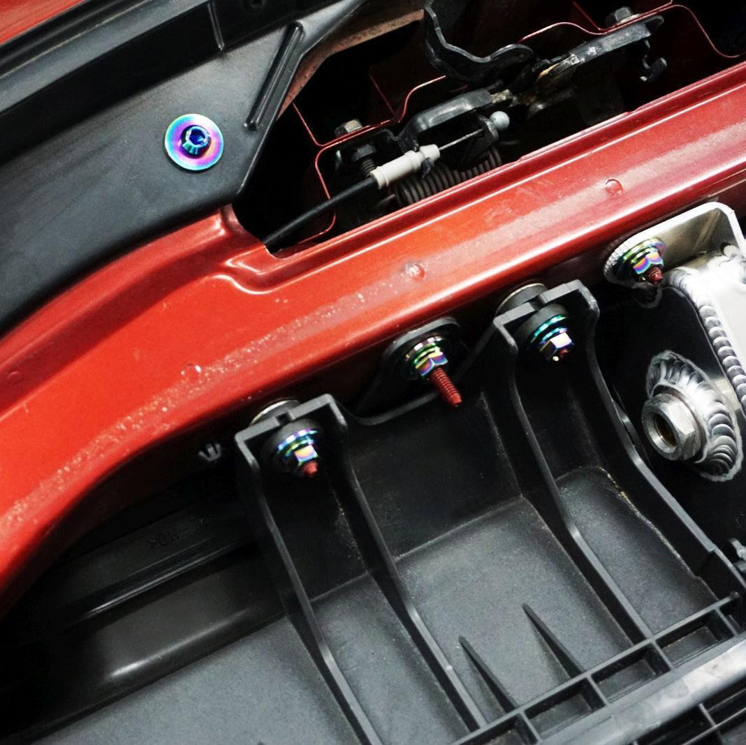 ZSPEC "Stage 3" Dress Up Bolts® Fastener Kit for Mazda Miata NC, Titanium Hardware