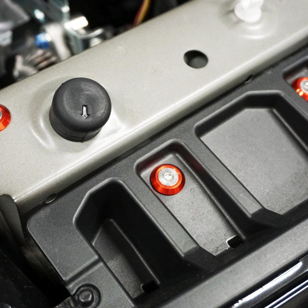 ZSPEC "Stage 3" Dress Up Bolts® Fastener Kit for '23+ Mitsubishi Mirage, Stainless & Billet