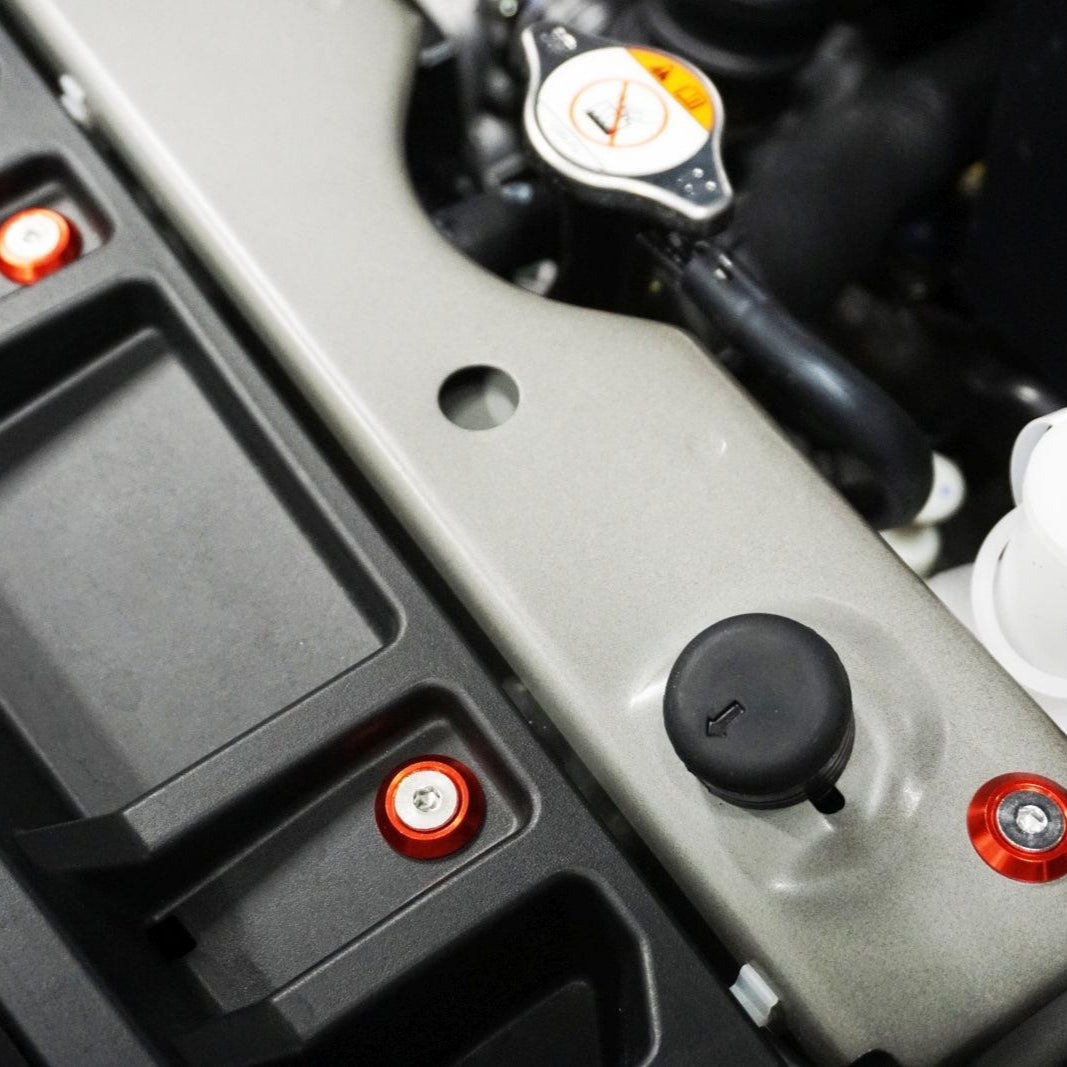 ZSPEC "Stage 2" Dress Up Bolts® Fastener Kit for '23+ Mitsubishi Mirage, Stainless & Billet