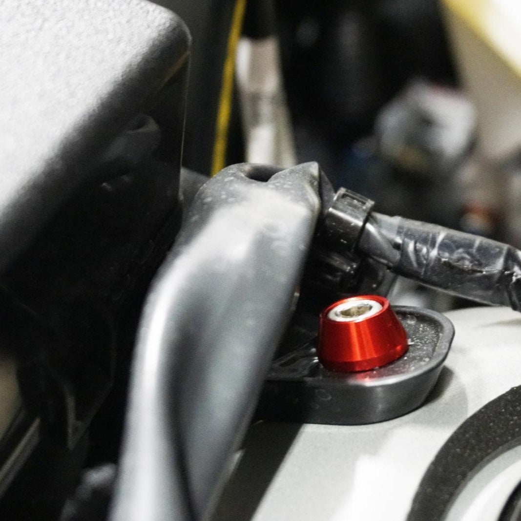 ZSPEC "Stage 2" Dress Up Bolts® Fastener Kit for '23+ Mitsubishi Mirage, Stainless & Billet