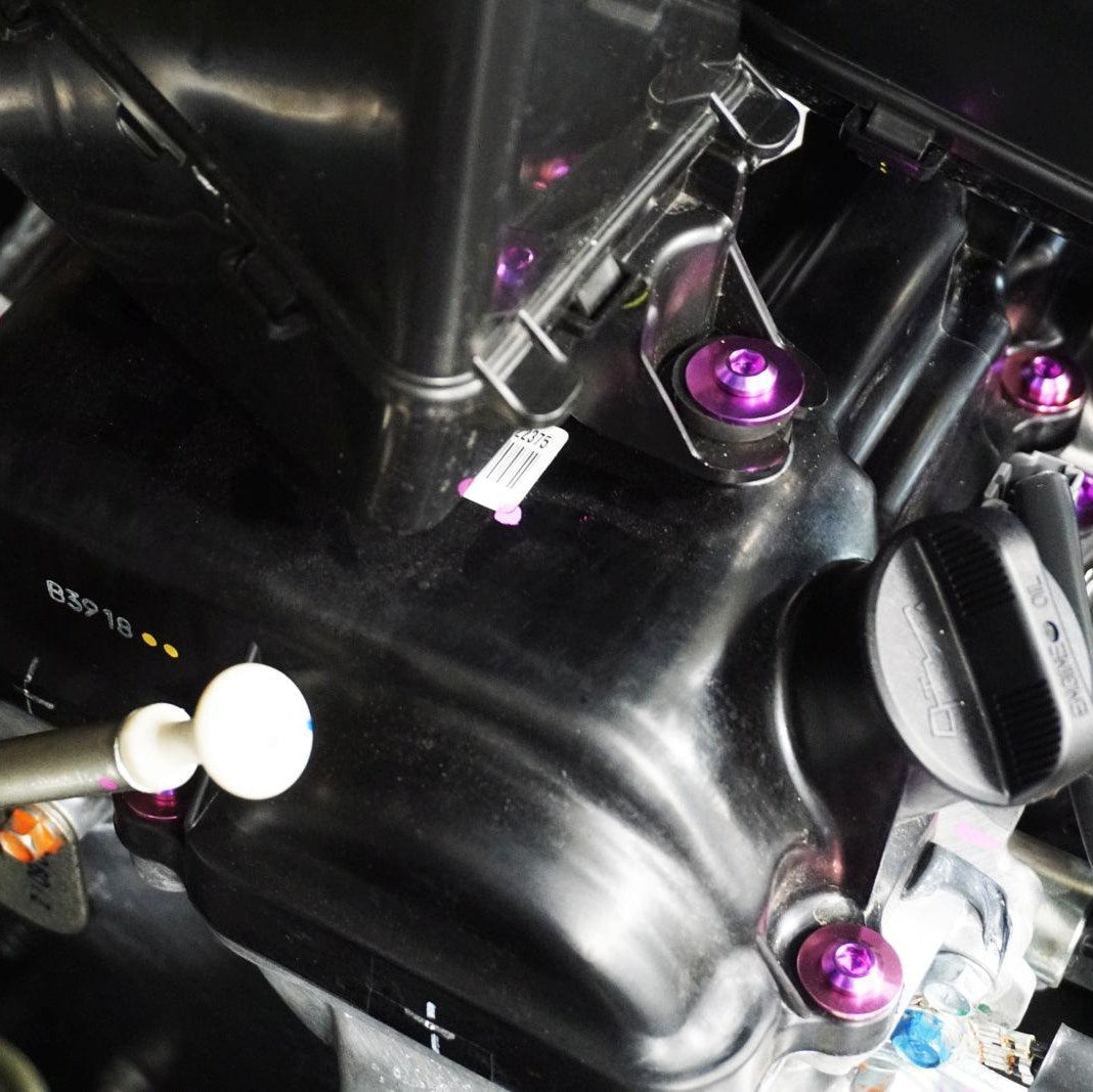 ZSPEC "Valve Covers" Dress Up Bolts® Fastener Kit for '23+ Mitsubishi Mirage, Titanium