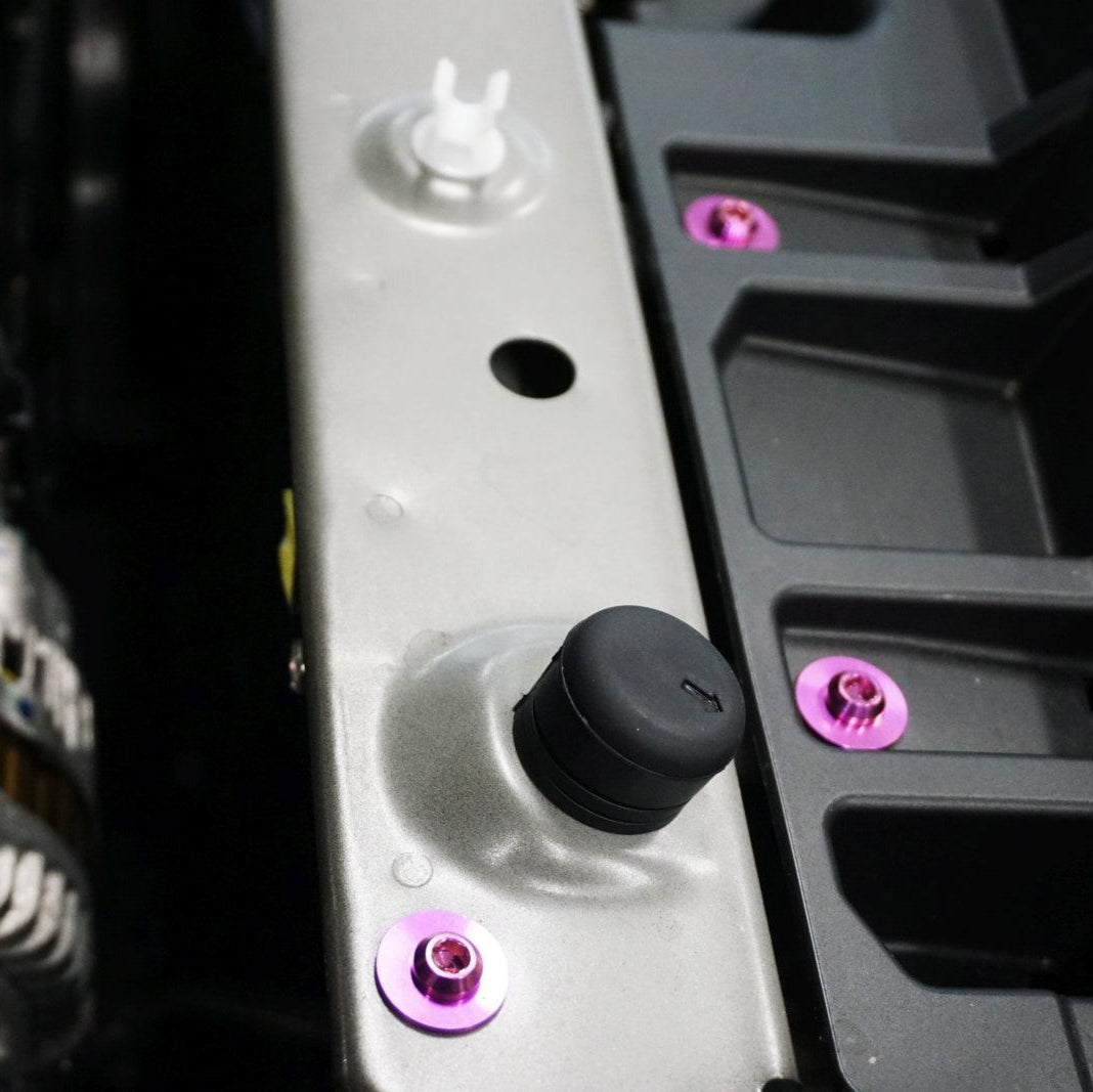 ZSPEC "Stage 3" Dress Up Bolts® Fastener Kit for '23+ Mitsubishi Mirage, Titanium