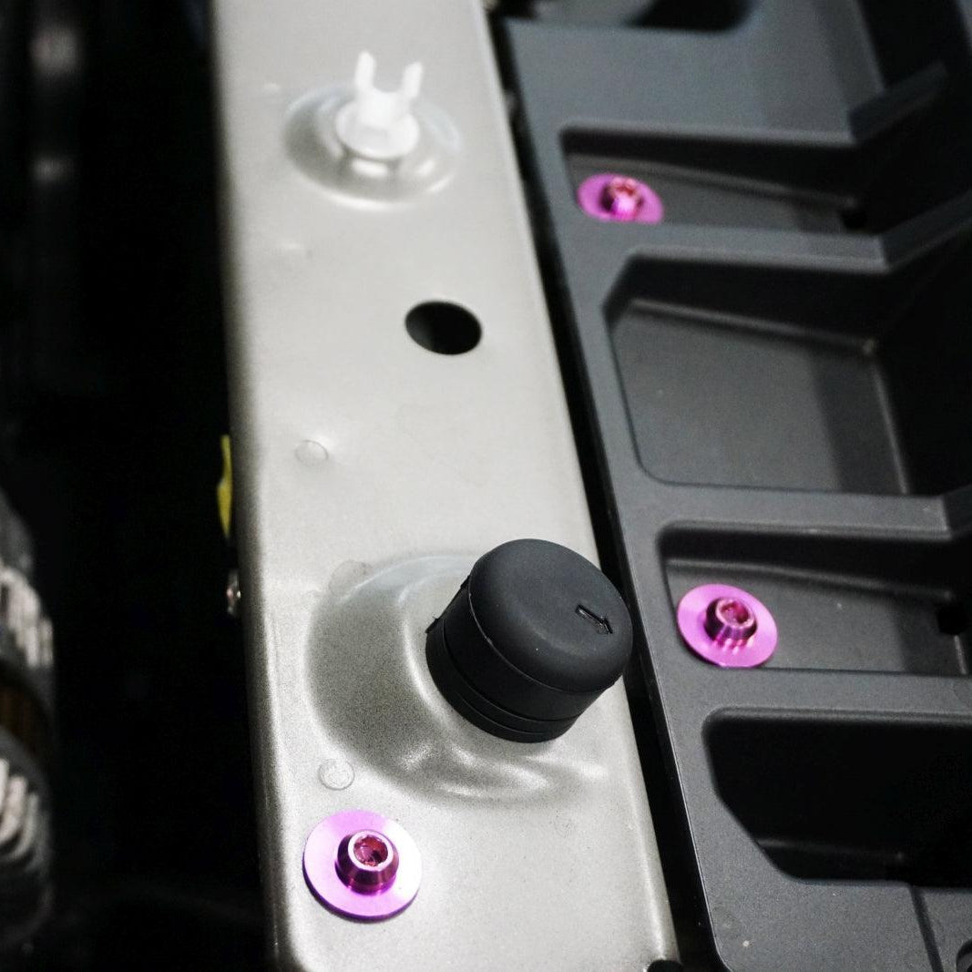 ZSPEC Stage-2 Dress Up Bolts® Fastener Kit for '23+ Mitsubishi Mirage, Titanium