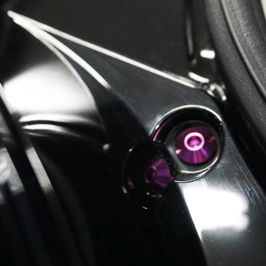 ZSPEC "Stage 3" Dress Up Bolts® Fastener Kit for '23+ Mitsubishi Mirage, Titanium