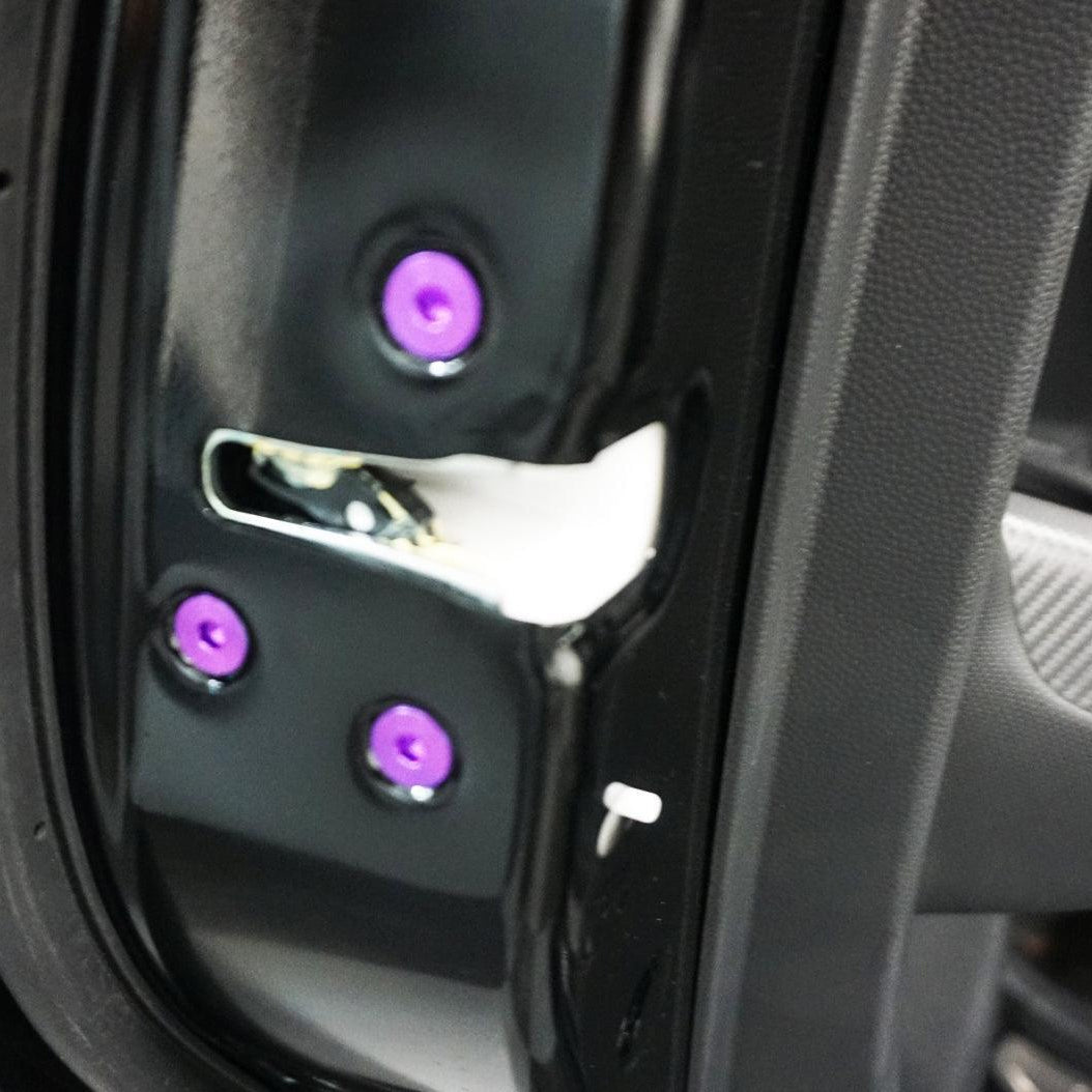 ZSPEC "Door Jams & Trunk-Area" Dress Up Bolts® Fastener Kit for '23+ Mitsubishi Mirage, Titanium