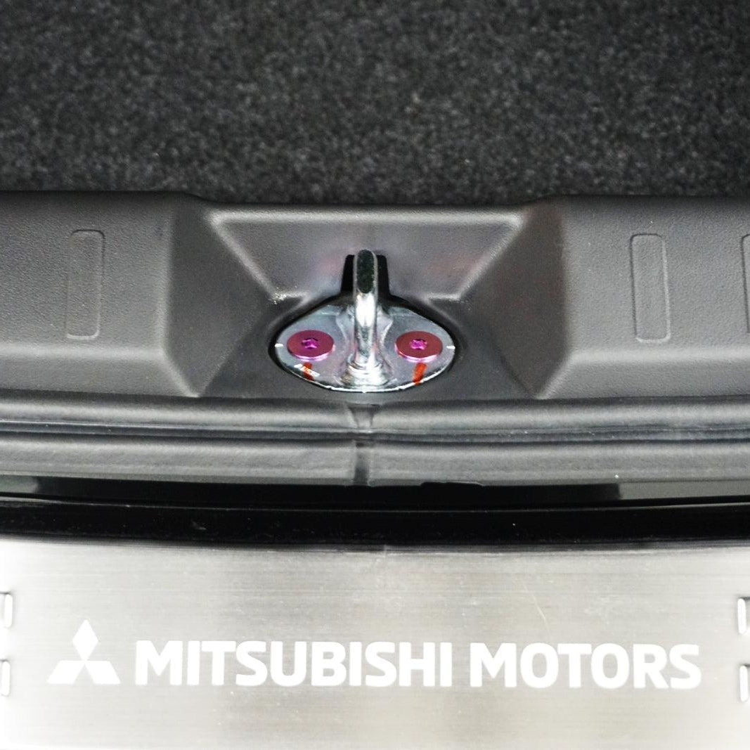 ZSPEC "Door Jams & Trunk-Area" Dress Up Bolts® Fastener Kit for '23+ Mitsubishi Mirage, Titanium