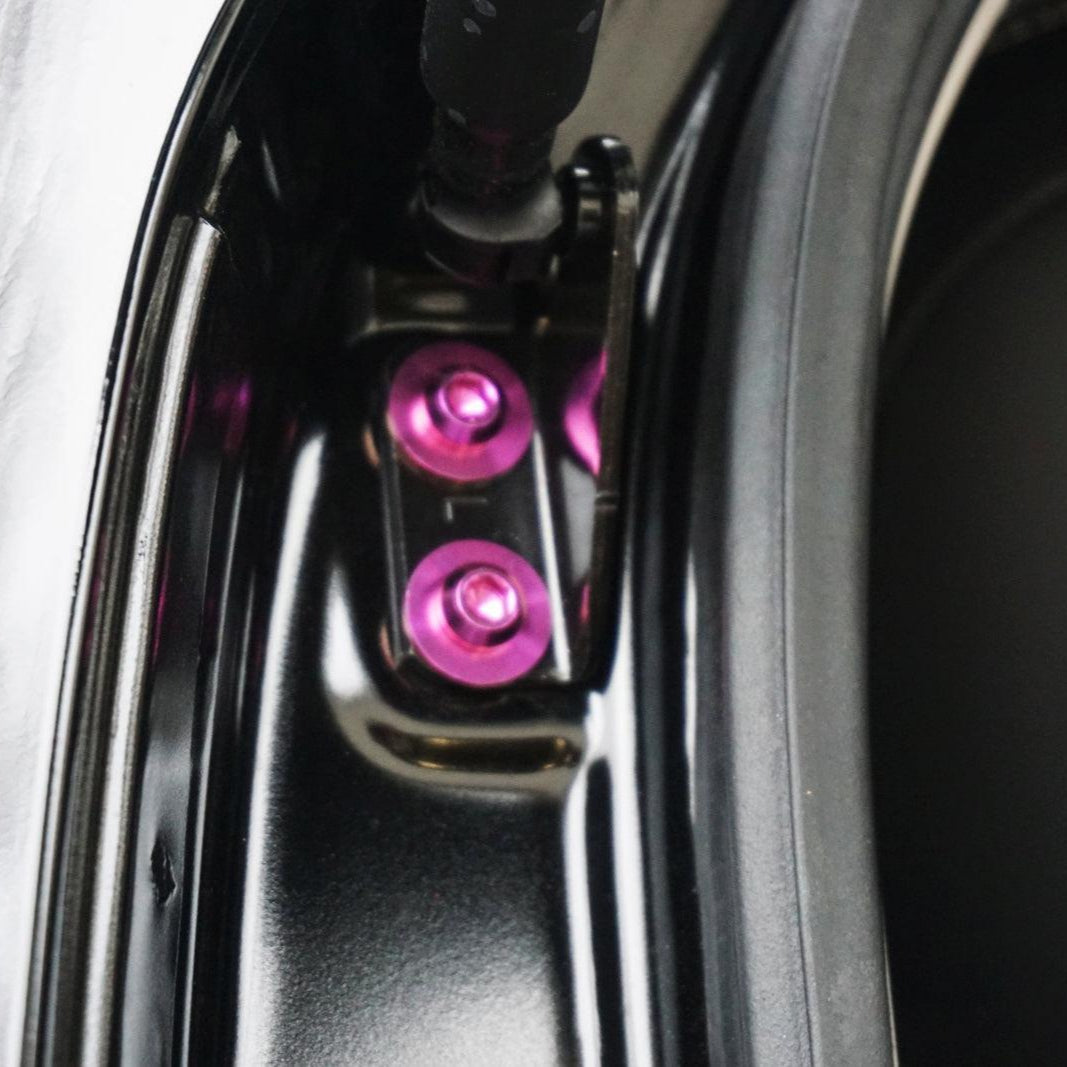 ZSPEC "Door Jams & Trunk-Area" Dress Up Bolts® Fastener Kit for '23+ Mitsubishi Mirage, Titanium