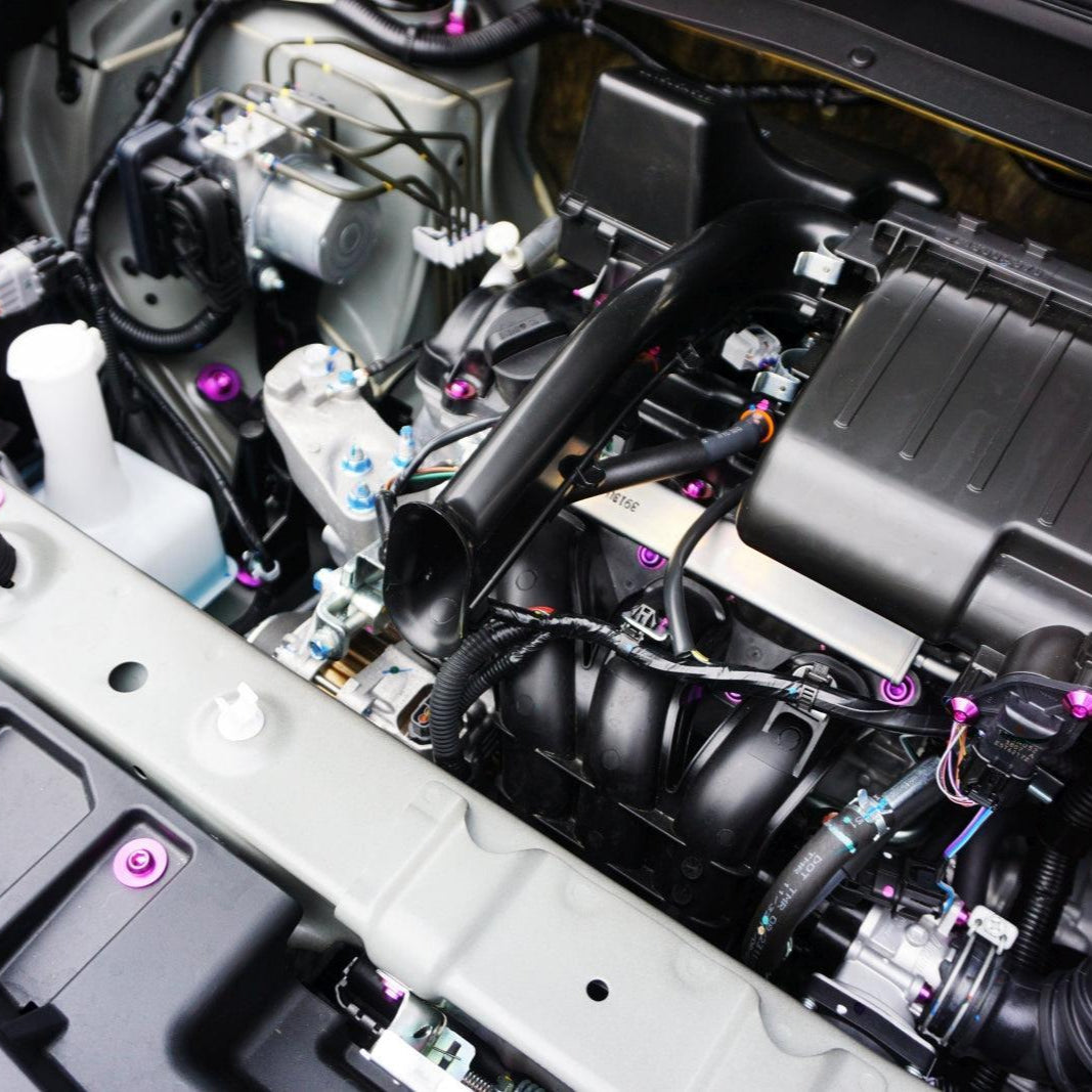 ZSPEC "Stage 3" Dress Up Bolts® Fastener Kit for '23+ Mitsubishi Mirage, Titanium