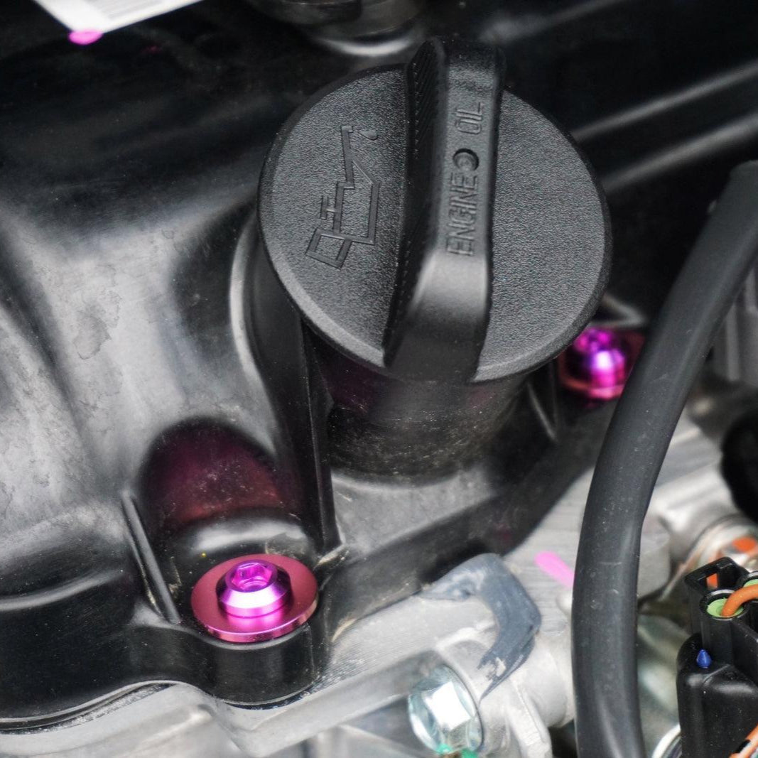 ZSPEC "Stage 3" Dress Up Bolts® Fastener Kit for '23+ Mitsubishi Mirage, Titanium