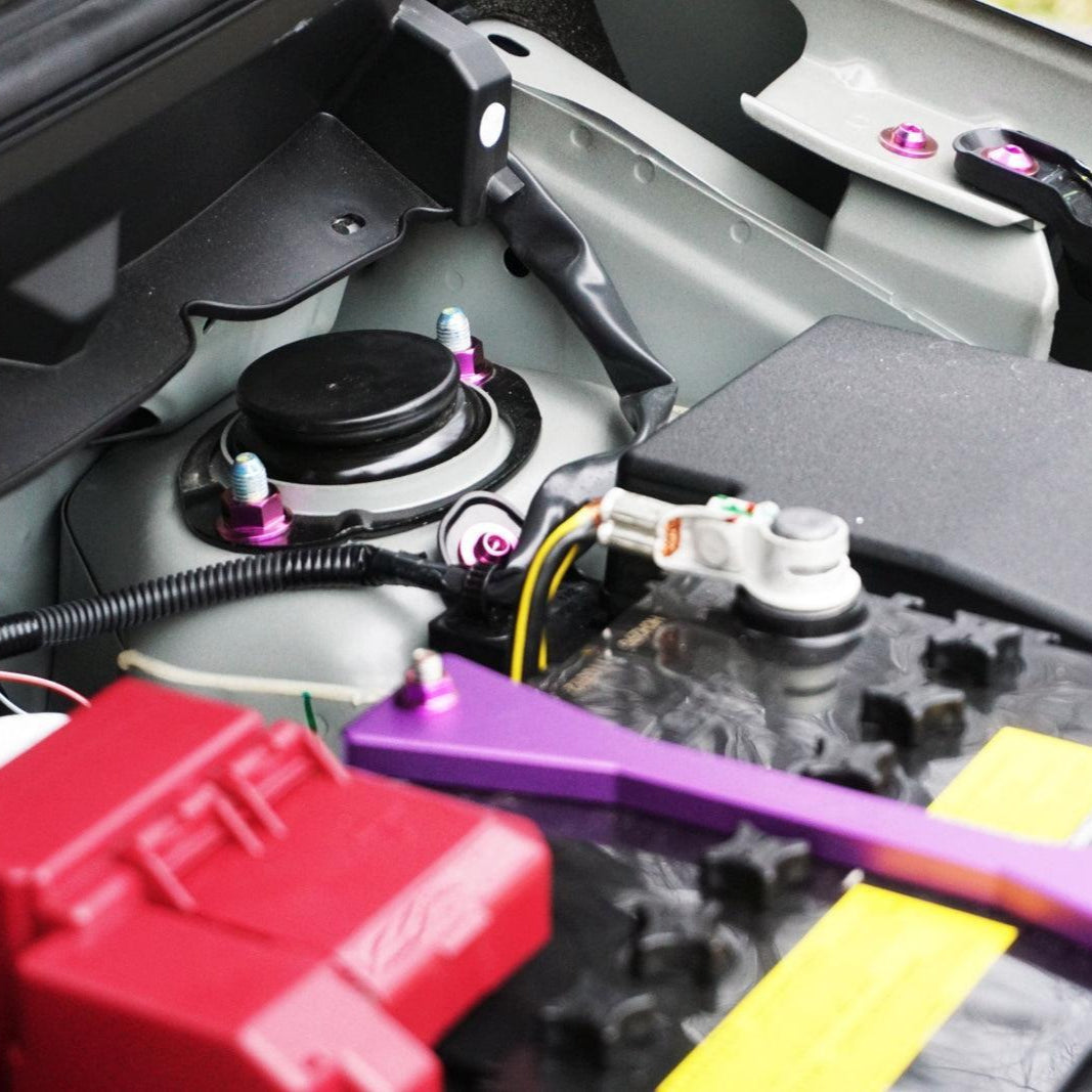 ZSPEC "Stage 3" Dress Up Bolts® Fastener Kit for '23+ Mitsubishi Mirage, Titanium