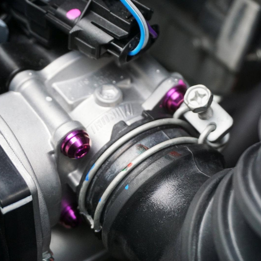 ZSPEC "Stage 3" Dress Up Bolts® Fastener Kit for '23+ Mitsubishi Mirage, Titanium