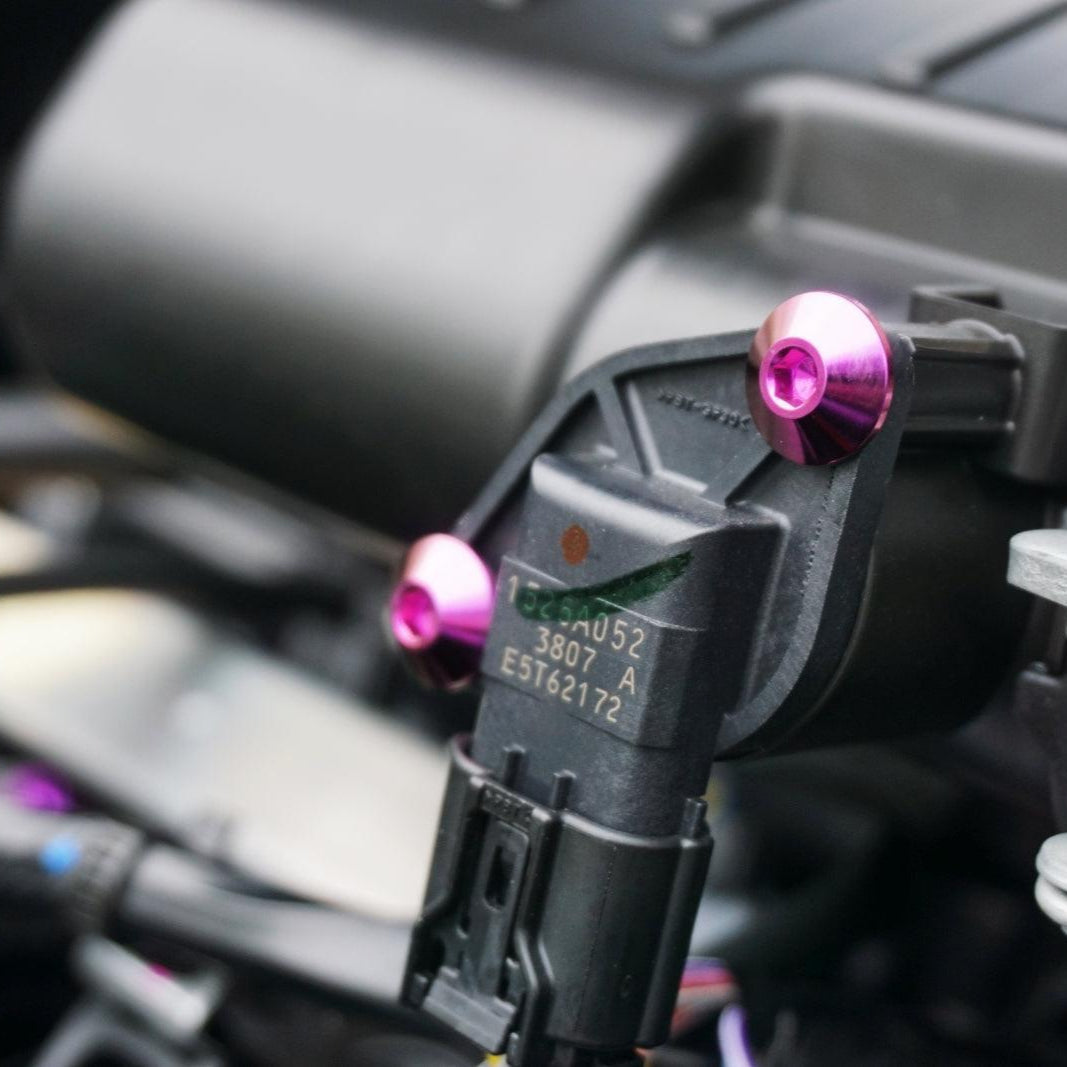 ZSPEC "Stage 3" Dress Up Bolts® Fastener Kit for '23+ Mitsubishi Mirage, Titanium