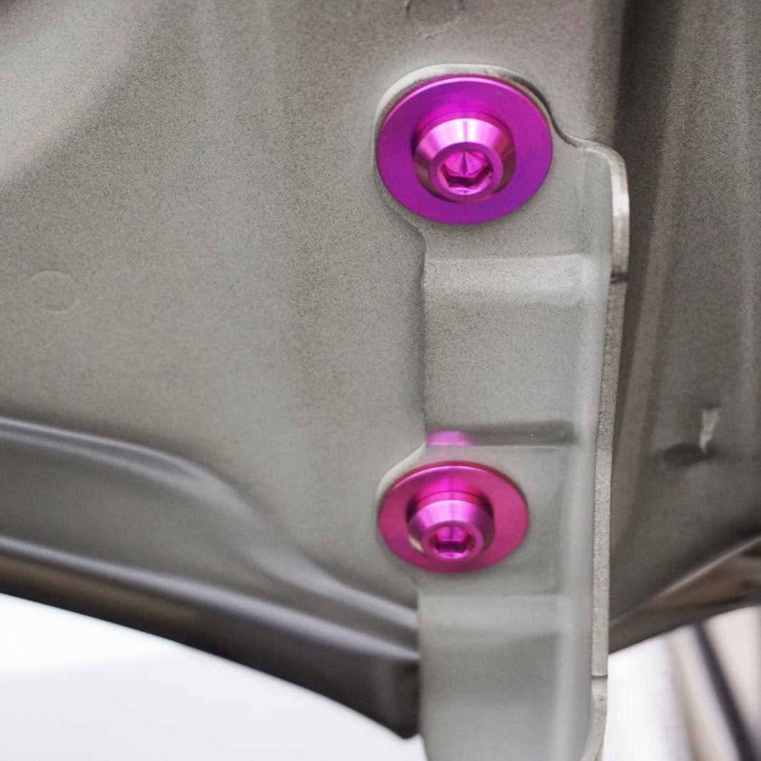 ZSPEC "Stage 1" Dress Up Bolts® Fastener Kit for '23+ Mitsubishi Mirage, Titanium