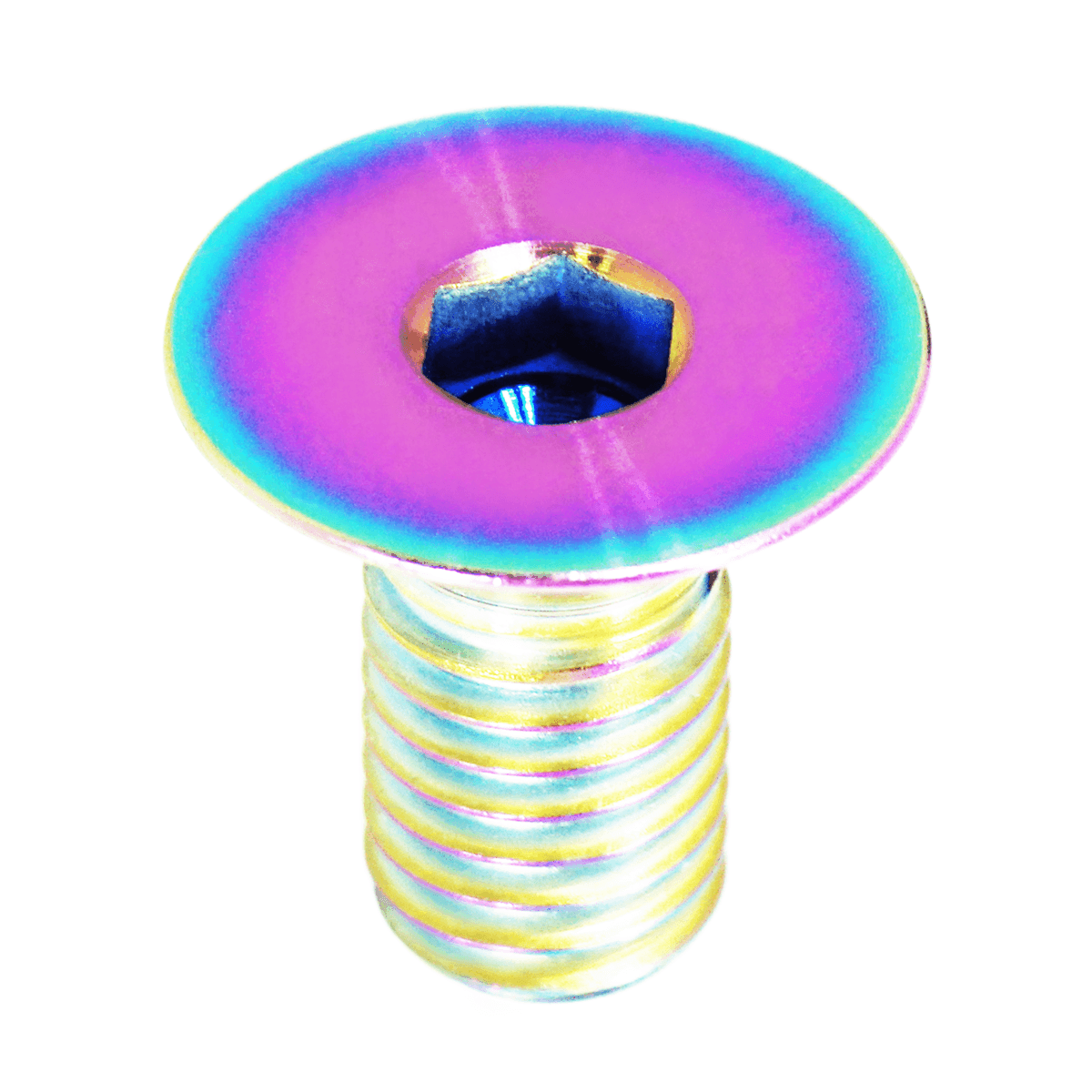 ZSPEC M8-1.25x16mm Flat-Head FHSC Fastener/Bolt, Titanium Grade-5, Per Each