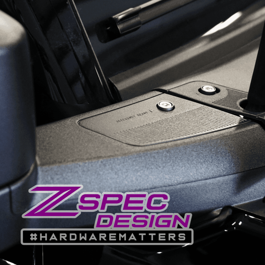 ZSPEC "Stage 3" Dress Up Bolts® Fastener Kit for '21+ Ford Bronco 2.7L, Stainless-Billet