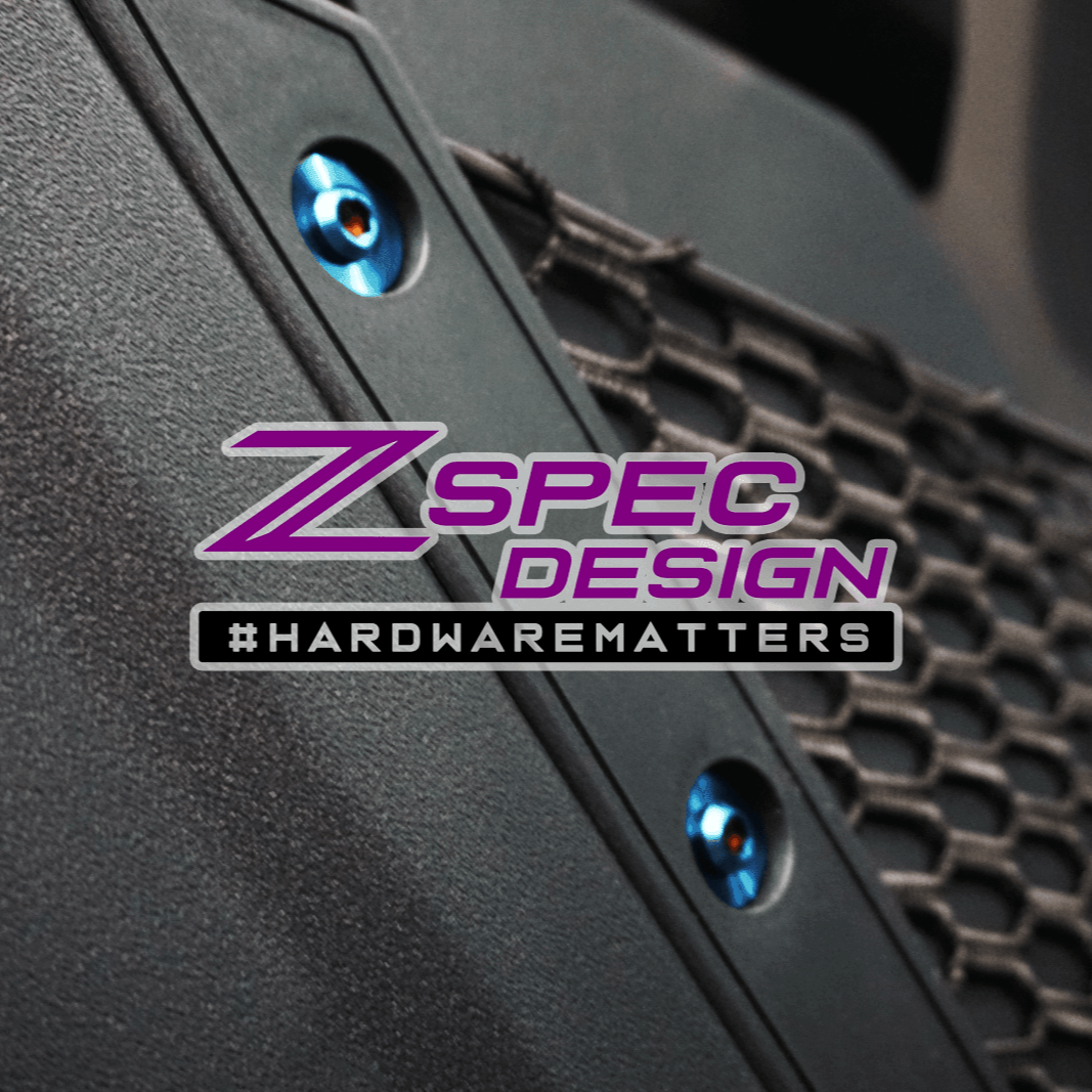 ZSPEC "Stage 3" Dress Up Bolts® Fastener Kit for 21+ Ford Bronco 2.7L, Titanium & Billet