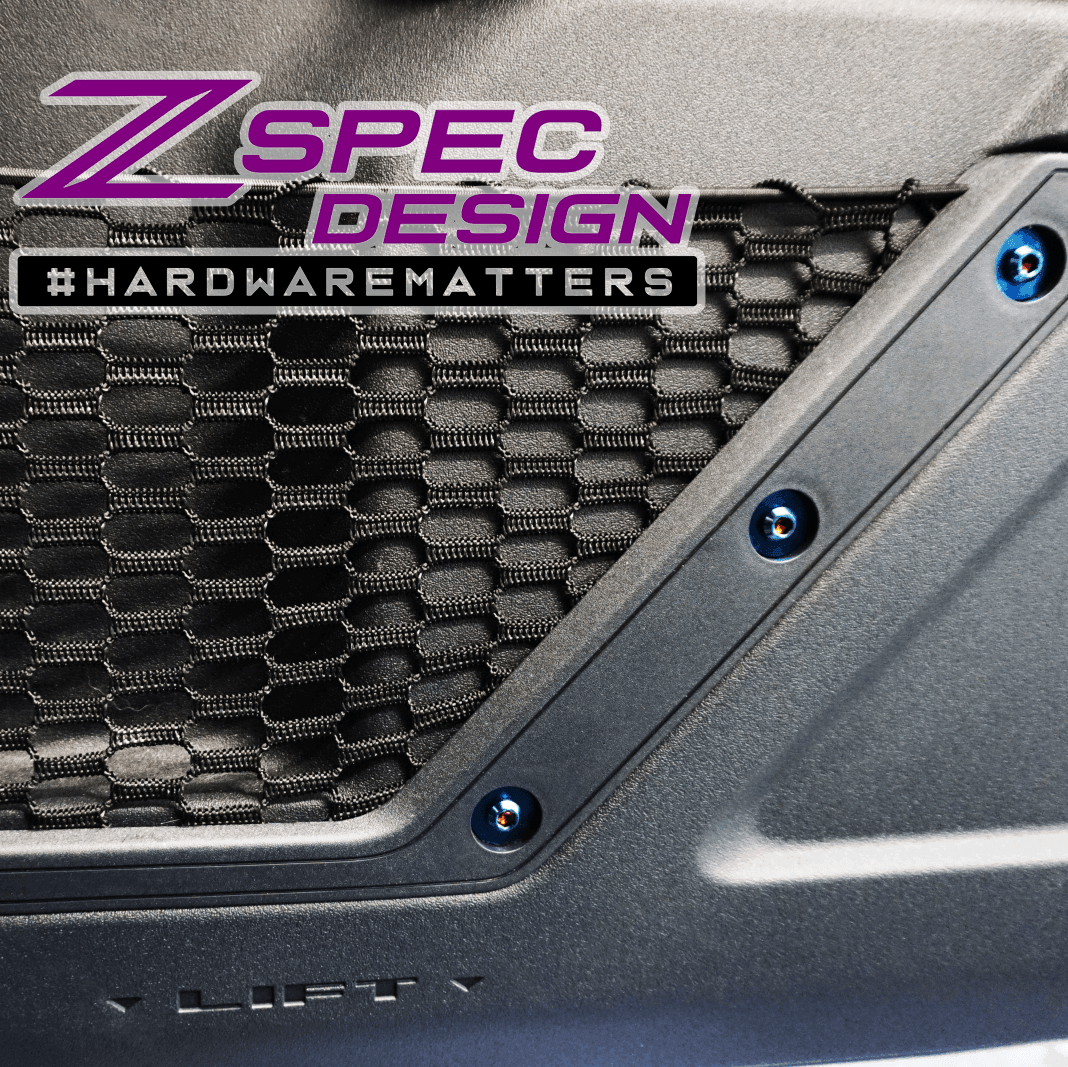 ZSPEC "Stage 3" Dress Up Bolts® Fastener Kit for 21+ Ford Bronco 2.7L, Titanium & Billet