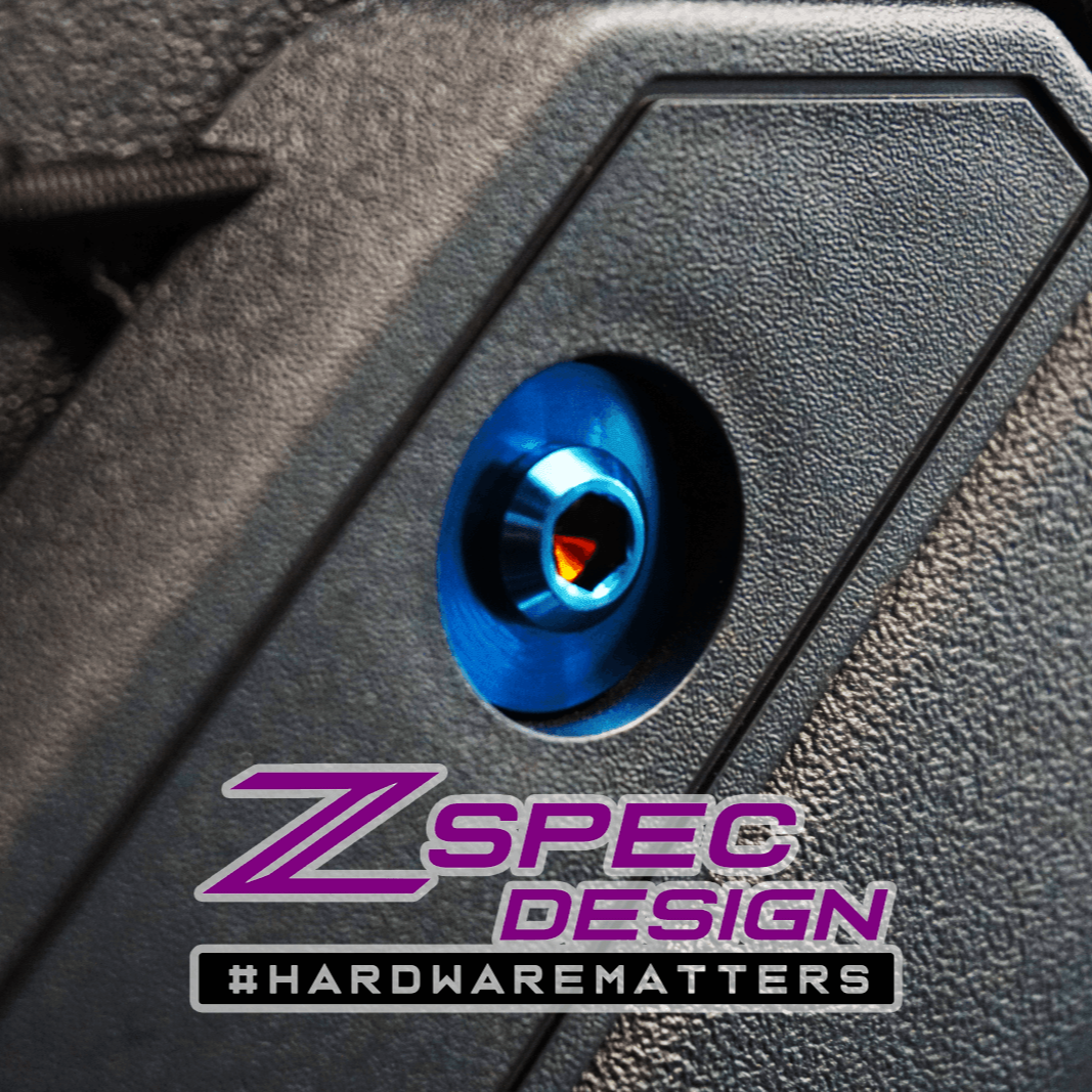 ZSPEC "Stage 3" Dress Up Bolts® Fastener Kit for 21+ Ford Bronco 2.7L, Titanium & Billet