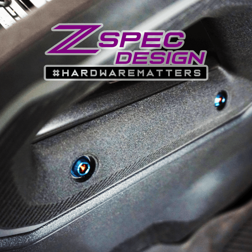 ZSPEC "Stage 3" Dress Up Bolts® Fastener Kit for 21+ Ford Bronco 2.7L, Titanium & Billet