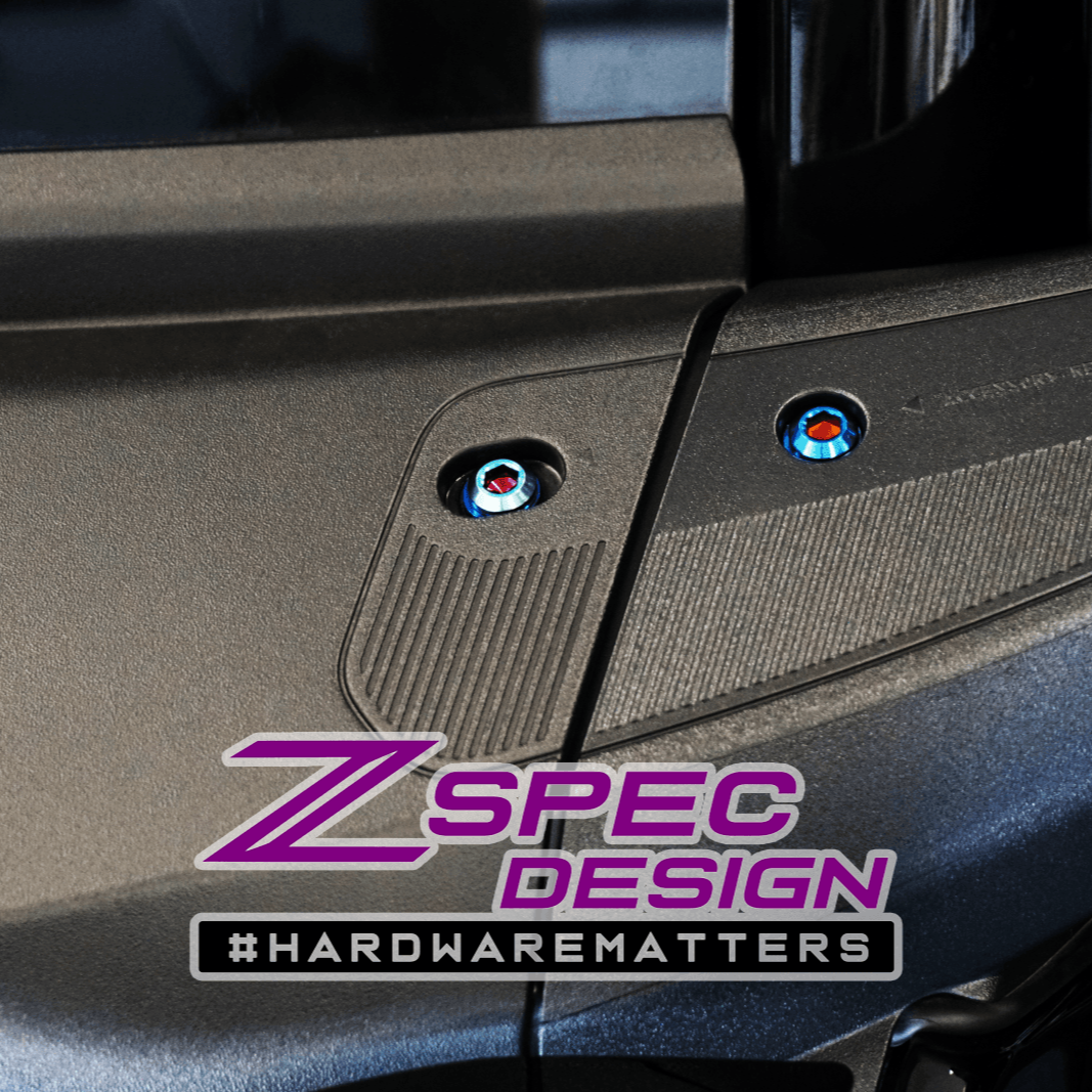 ZSPEC "Stage 3" Dress Up Bolts® Fastener Kit for 21+ Ford Bronco 2.7L, Titanium & Billet