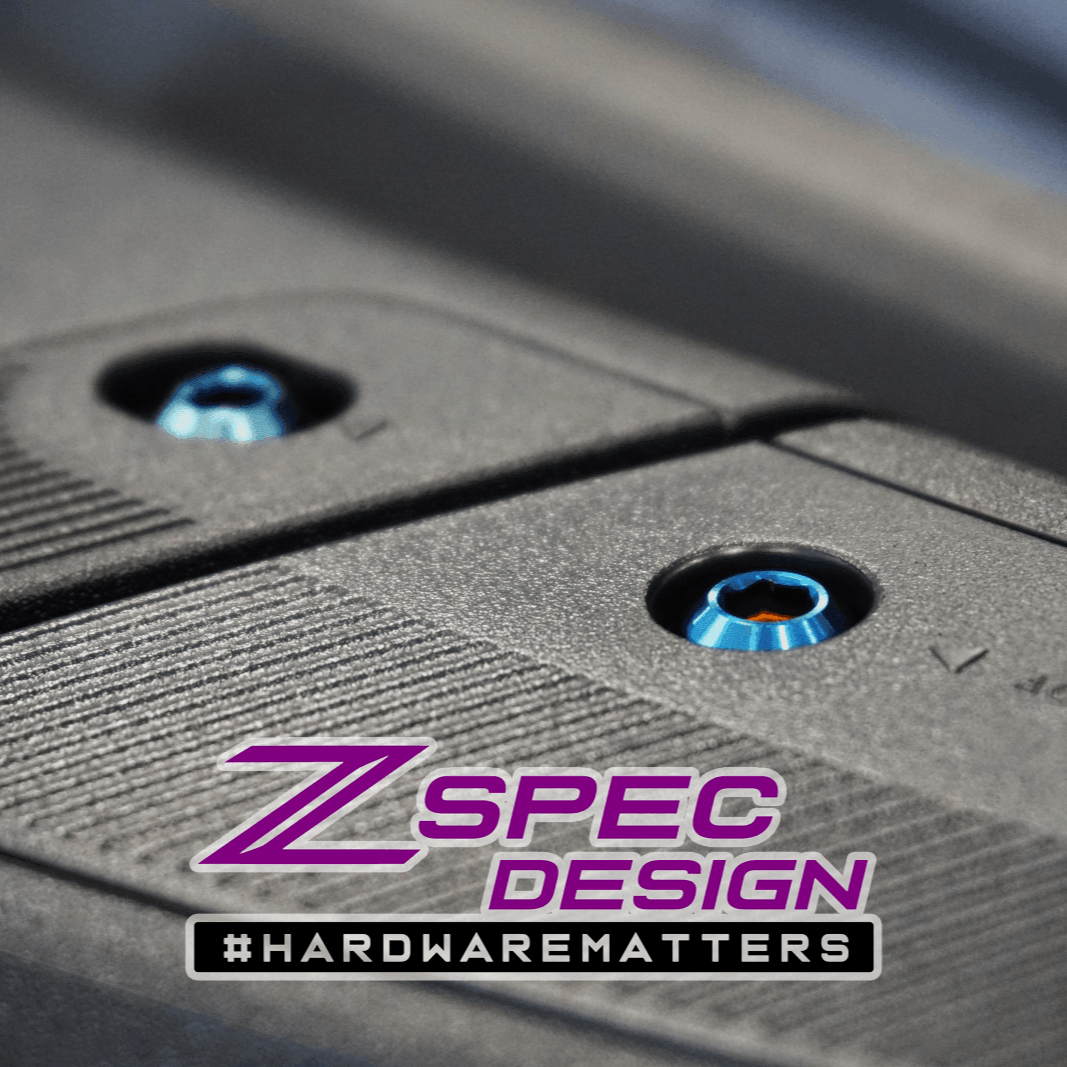 ZSPEC "Stage 3" Dress Up Bolts® Fastener Kit for 21+ Ford Bronco 2.7L, Titanium & Billet