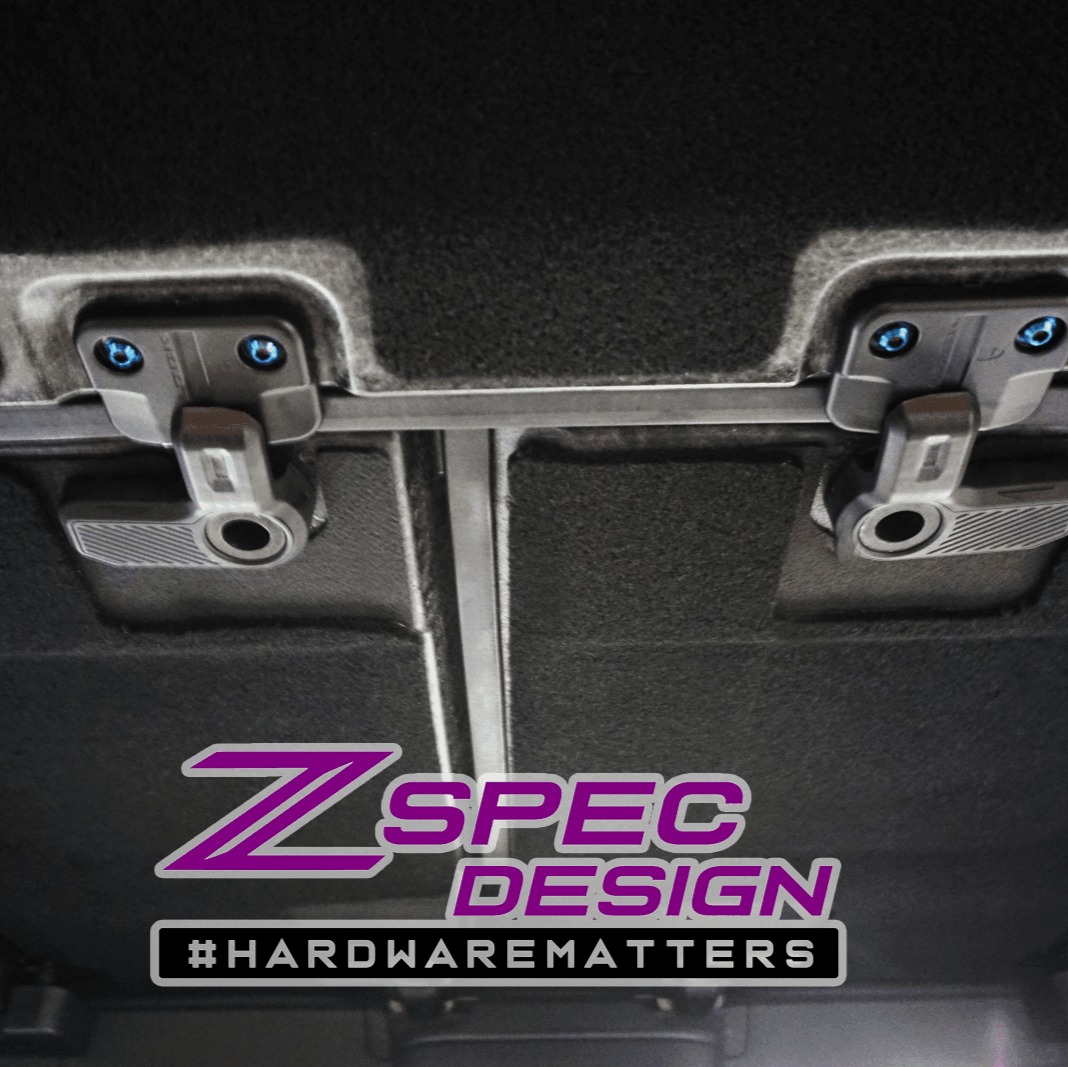 ZSPEC "Stage 3" Dress Up Bolts® Fastener Kit for 21+ Ford Bronco 2.7L, Titanium & Billet