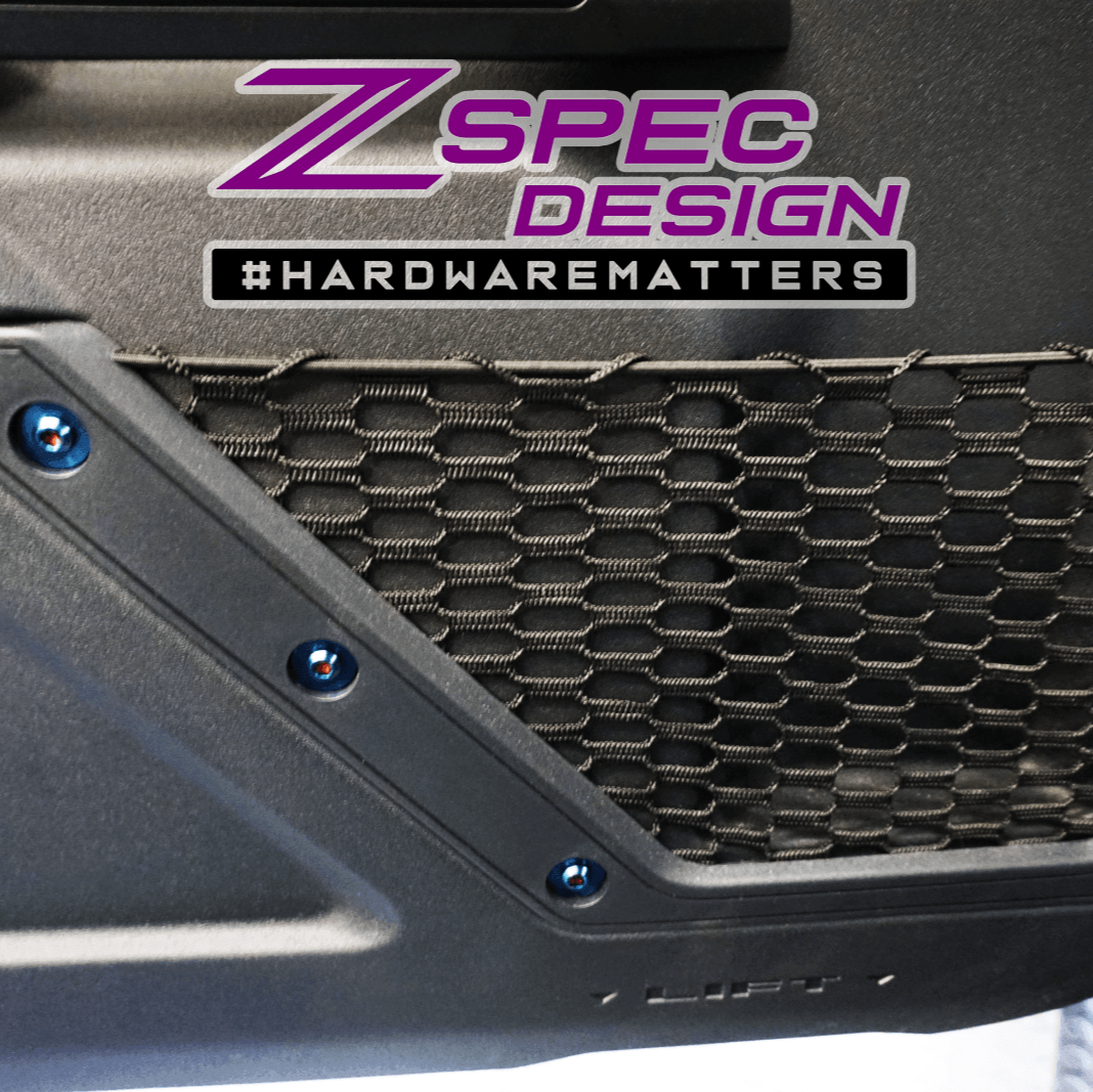 ZSPEC "Stage 3" Dress Up Bolts® Fastener Kit for 21+ Ford Bronco 2.7L, Titanium & Billet