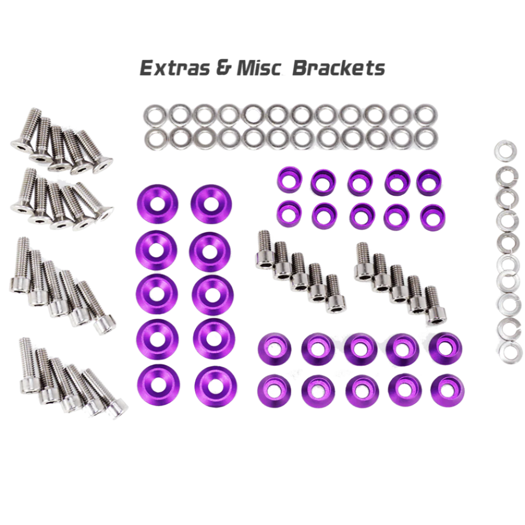 ZSPEC "Stage 3" Dress Up Bolts® Kit for Nissan Skyline GT-R/GTR R32/R33/R34, Stainless & Billet