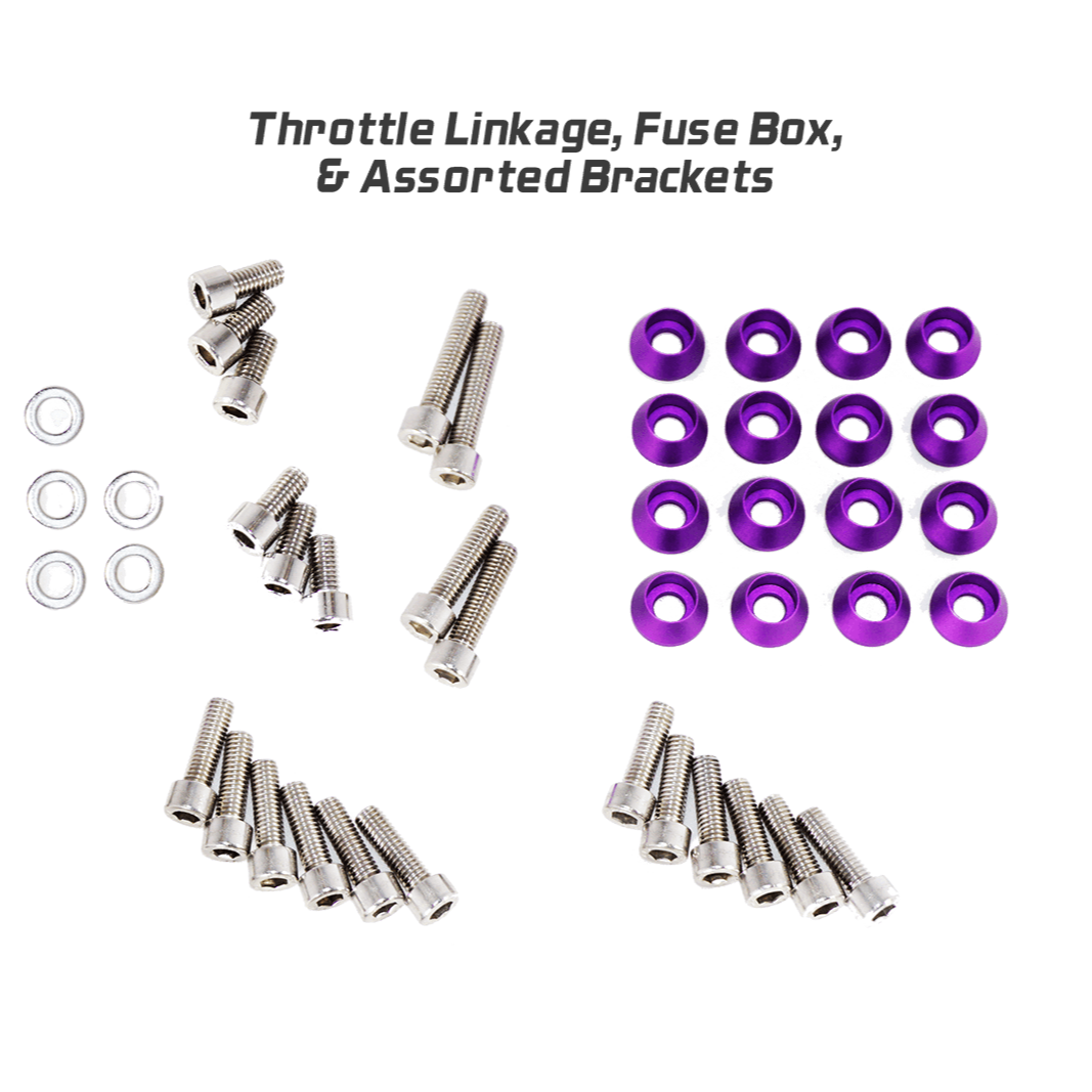 ZSPEC "Stage 3" Dress Up Bolts® Kit for Nissan Skyline GT-R/GTR R32/R33/R34, Stainless & Billet