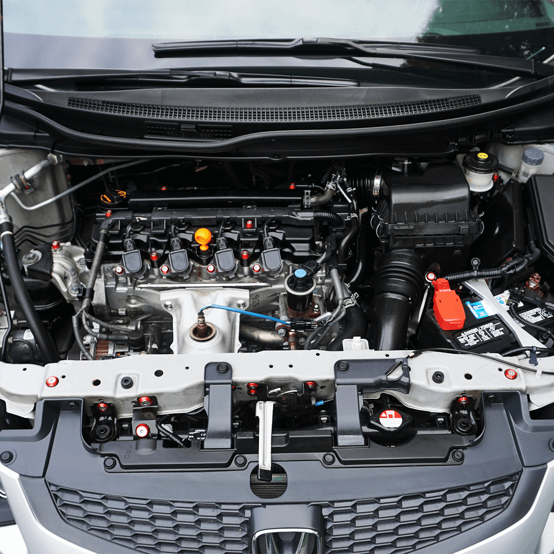 ZSPEC "Stage 3" Dress Up Bolts® Fastener Kit for '12-15 Honda Civic 1.8L, Stainless & Billet