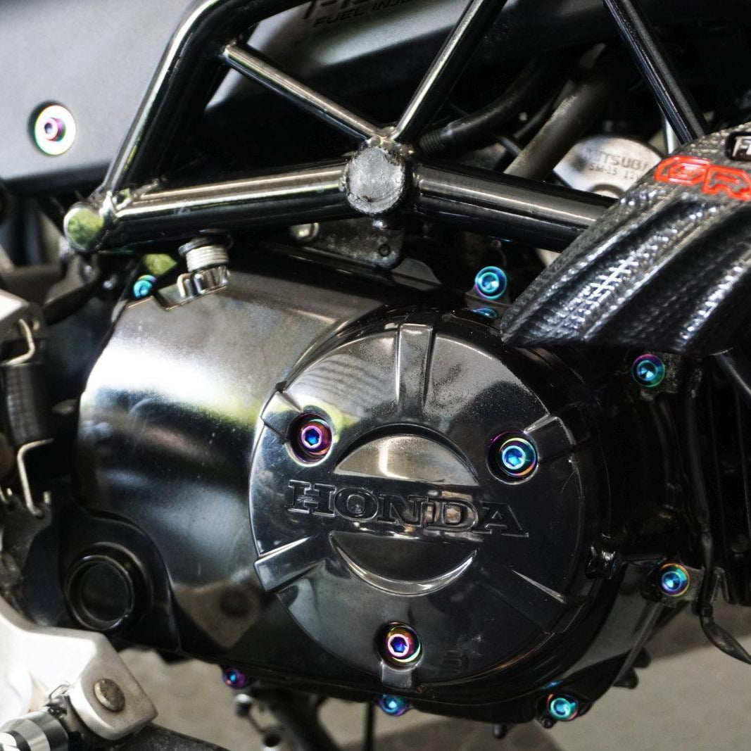 ZSPEC Dress-Up Bolts® Hardware Kit for the pre-2020 Honda Grom Platform, Titanium