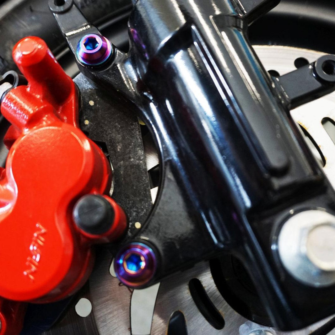 ZSPEC Dress-Up Bolts® Hardware Kit for the pre-2020 Honda Grom Platform, Titanium