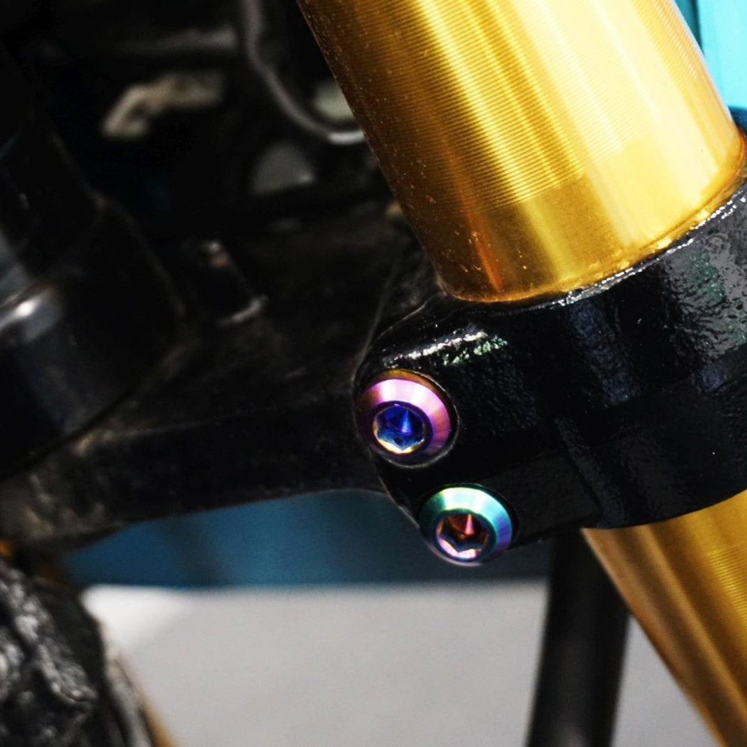 ZSPEC Dress-Up Bolts® Hardware Kit for the pre-2020 Honda Grom Platform, Titanium