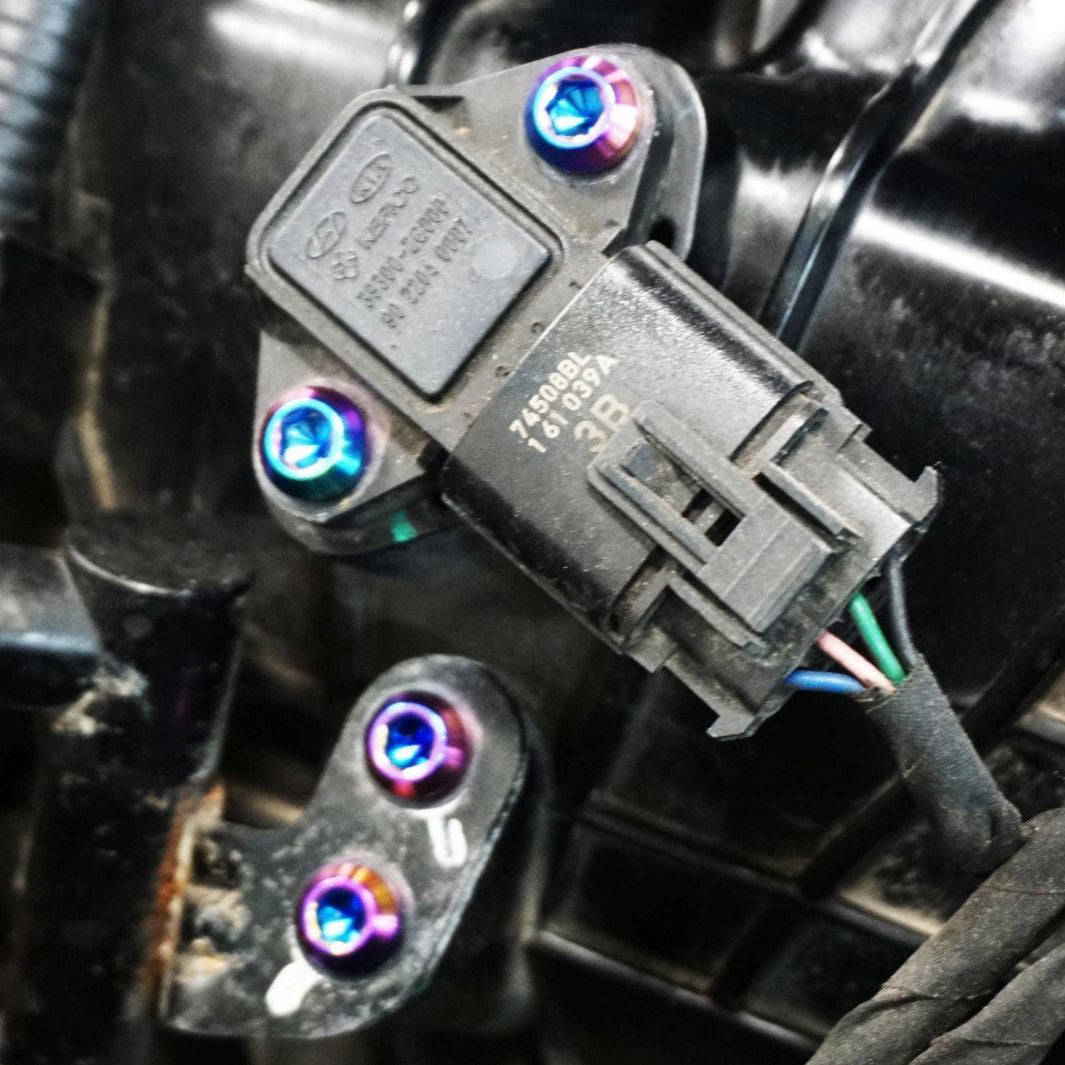 ZSPEC "Stage 2" Dress Up Bolts® Fastener Kit for '17-18 Hyundai Elantra, Titanium