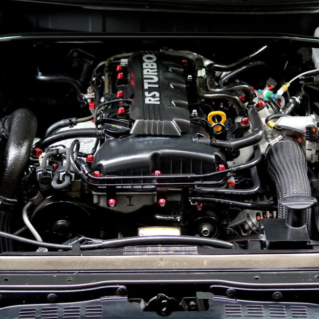 ZSPEC "Stage 3" Dress Up Bolts® Fastener Kit for '08-14 Hyundai Genesis, Stainless & Billet