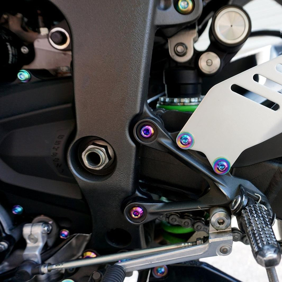 ZSPEC Titanium Dress Up Bolts® Fastener Kit for the Kawasaki Ninja 636 ZX6R