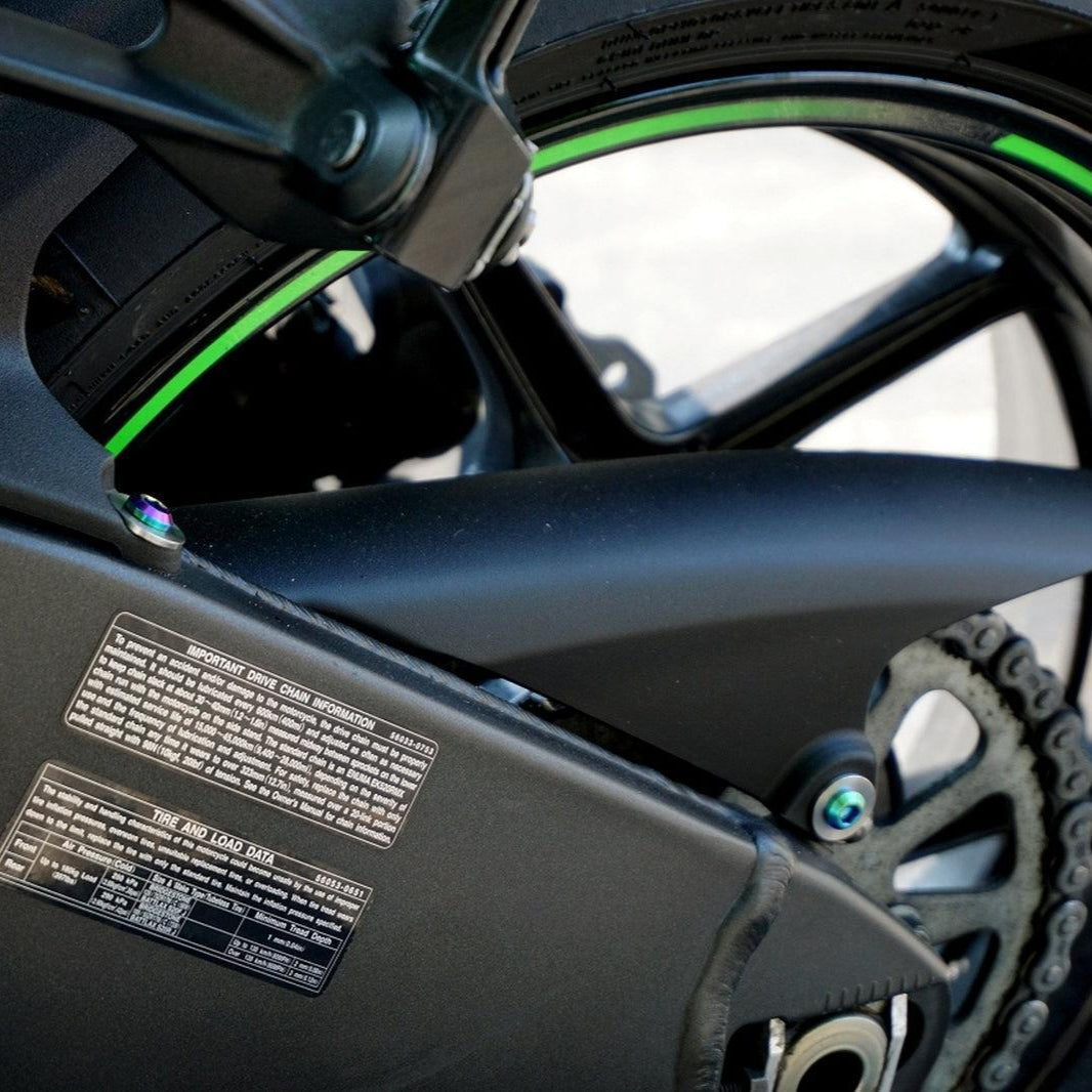 ZSPEC Titanium Dress Up Bolts® Fastener Kit for the Kawasaki Ninja 636 ZX6R