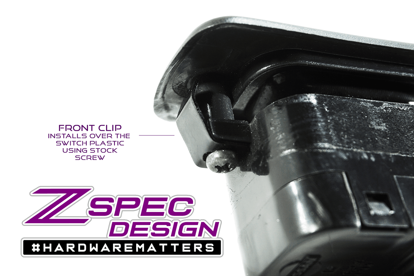 ZSPEC Z32 300zx Passenger-Side Window Switch Finisher Bezel Front Clip